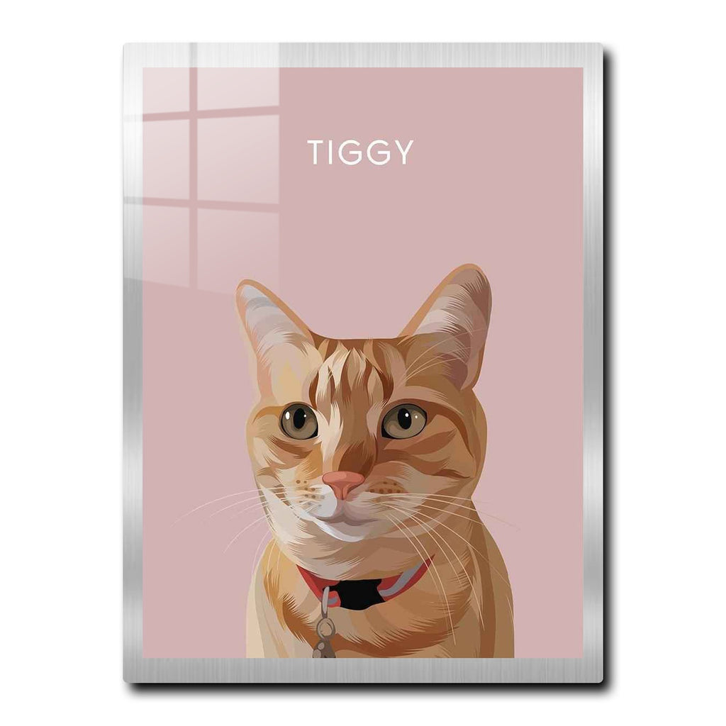 Minimalist Green- Custom Pet Portrait