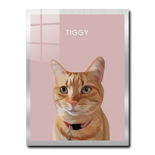 Minimalist Green- Custom Pet Portrait