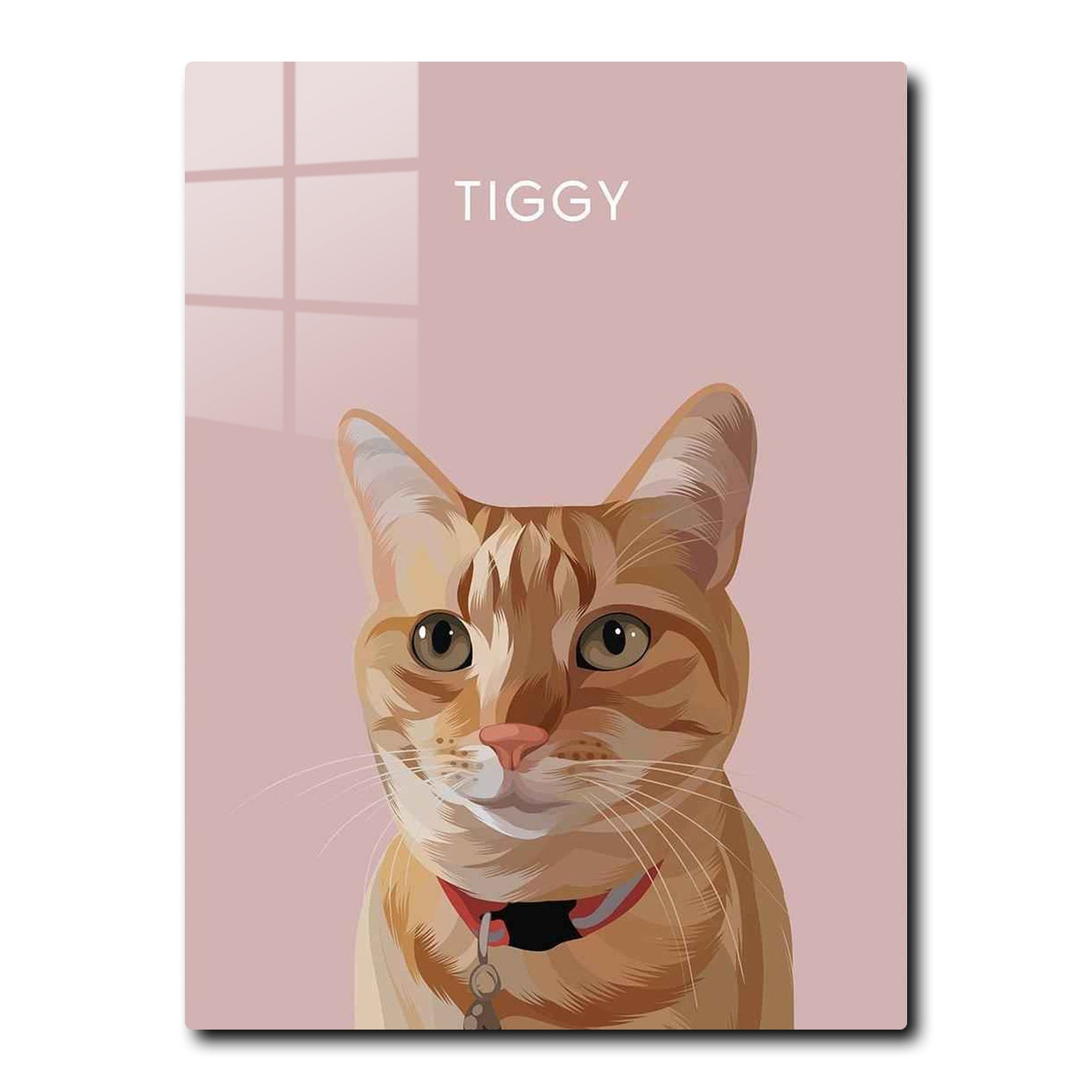 Minimalist Green- Custom Pet Portrait